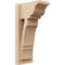 Ekena Millwork 8-in W x 12-in D x 24-in H Balboa Trad Rough Cedar Woodgrain TimberThane Outlooker, Primed Tan OUTUR080X12X24BOA04RCPR - alternate 1